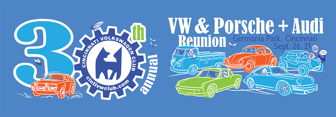 30th Annual VW Porsche and Audi Reunion - Sunday September 26th at Germania Park in Cincinnati, OH