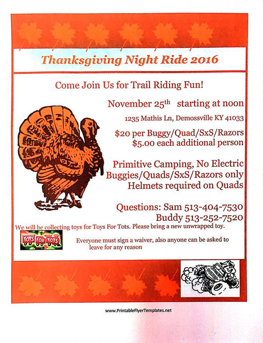 Dune Buggies Inc 2016 Night Ride