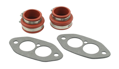 Empi Dual Port Install Kit Red Rubber for 1971-79 VW Beetle 00-3230-0