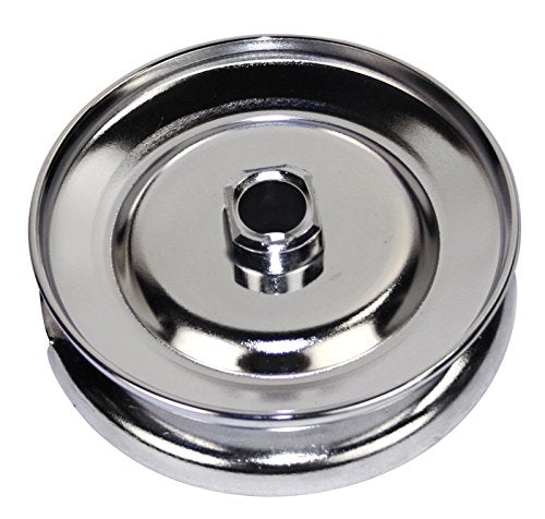 Empi Chrome 12V alternator or Generator Pulley for VW Type 1 - 9191
