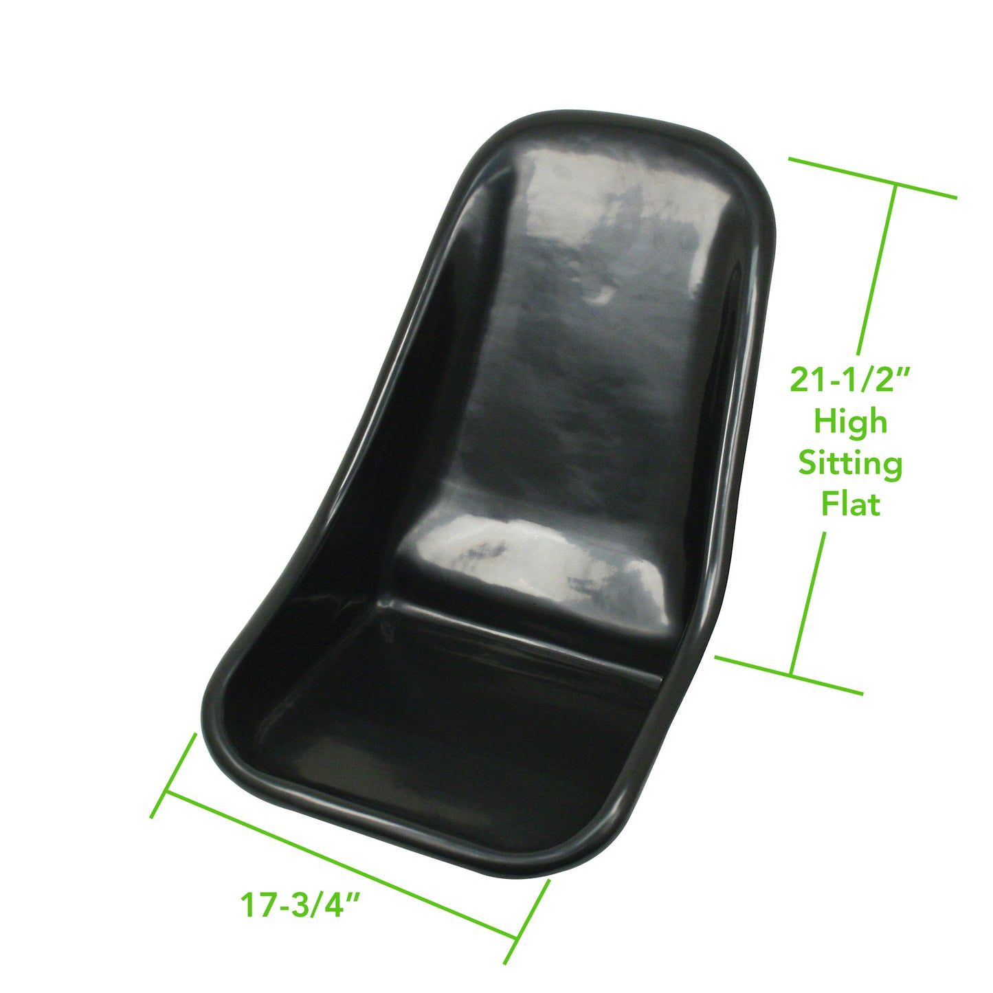 Empi Plastic Lowback Seat 21.5in Tall 17.75in Wide - Each - 62-2600-0