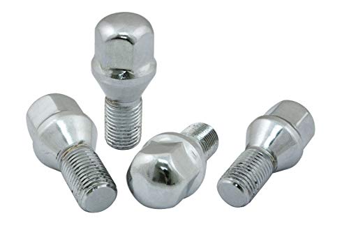 Empi 14mm Chrome Lug Bolts 60 Degree Seat 24mm Long - 4 Pack - 9712