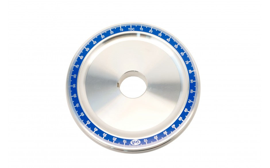 Scat Blue Billet Aluminum Degree Crank Pulley for VW Type 1 - SCT-80346B