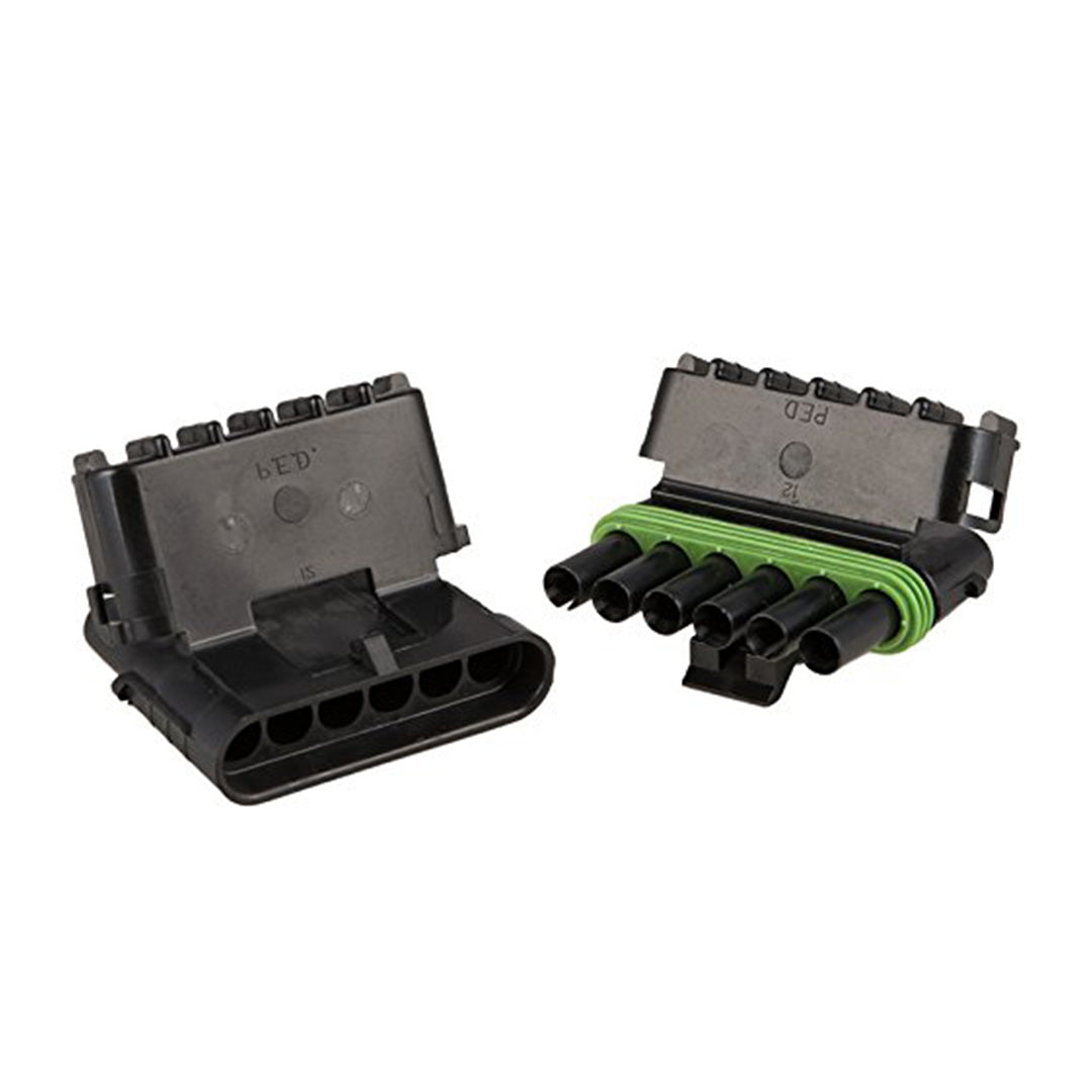 K4 Switches 6 Circuit Weather Pak Plug Housing Weather Resistant - 22126