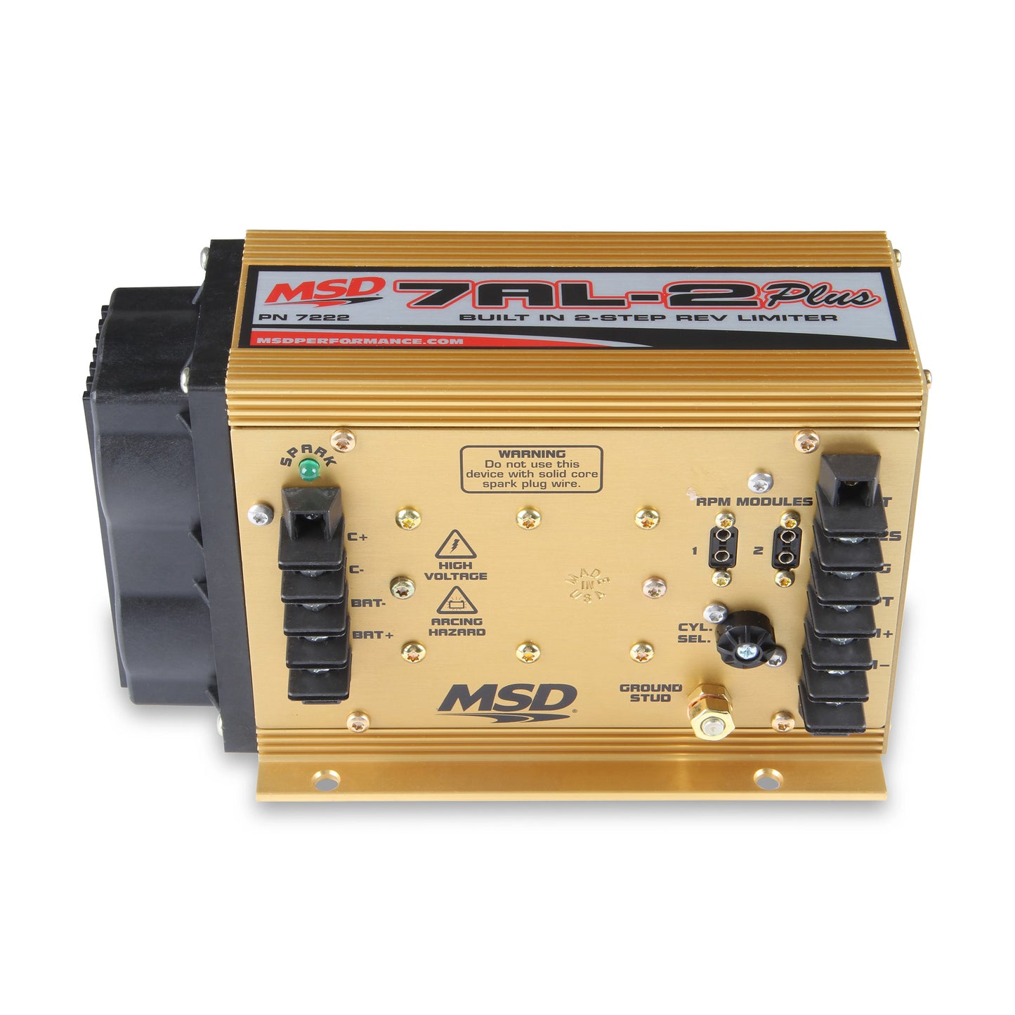 MSD 7AL-2 Plus Ignition Control Box Pro Race 4 6 8-Cyl 7222