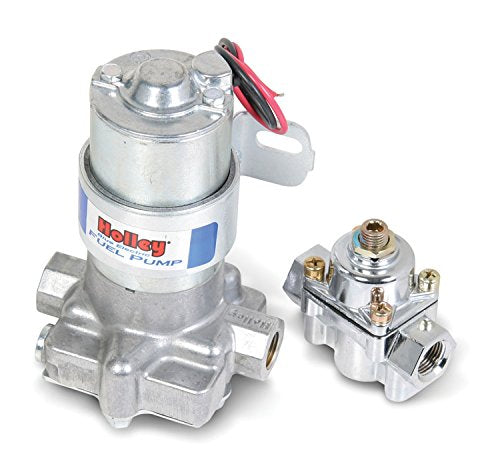 Holley 110 GPH Blue Electric Fuel Pump with 4.5-9 PSI Regulator - 12-802-1