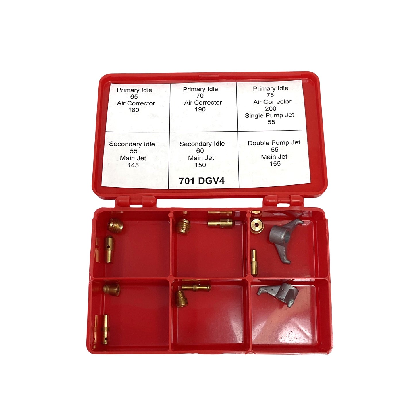 Weber Redline Jet Pack Kit for 32/36 DGAV DGEV DGV Carburetors 4cyl 701DGV4