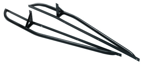 Empi Low Mount Baja Side Bars in Raw Steel for VW Type 1 Baja Bug - 0038350