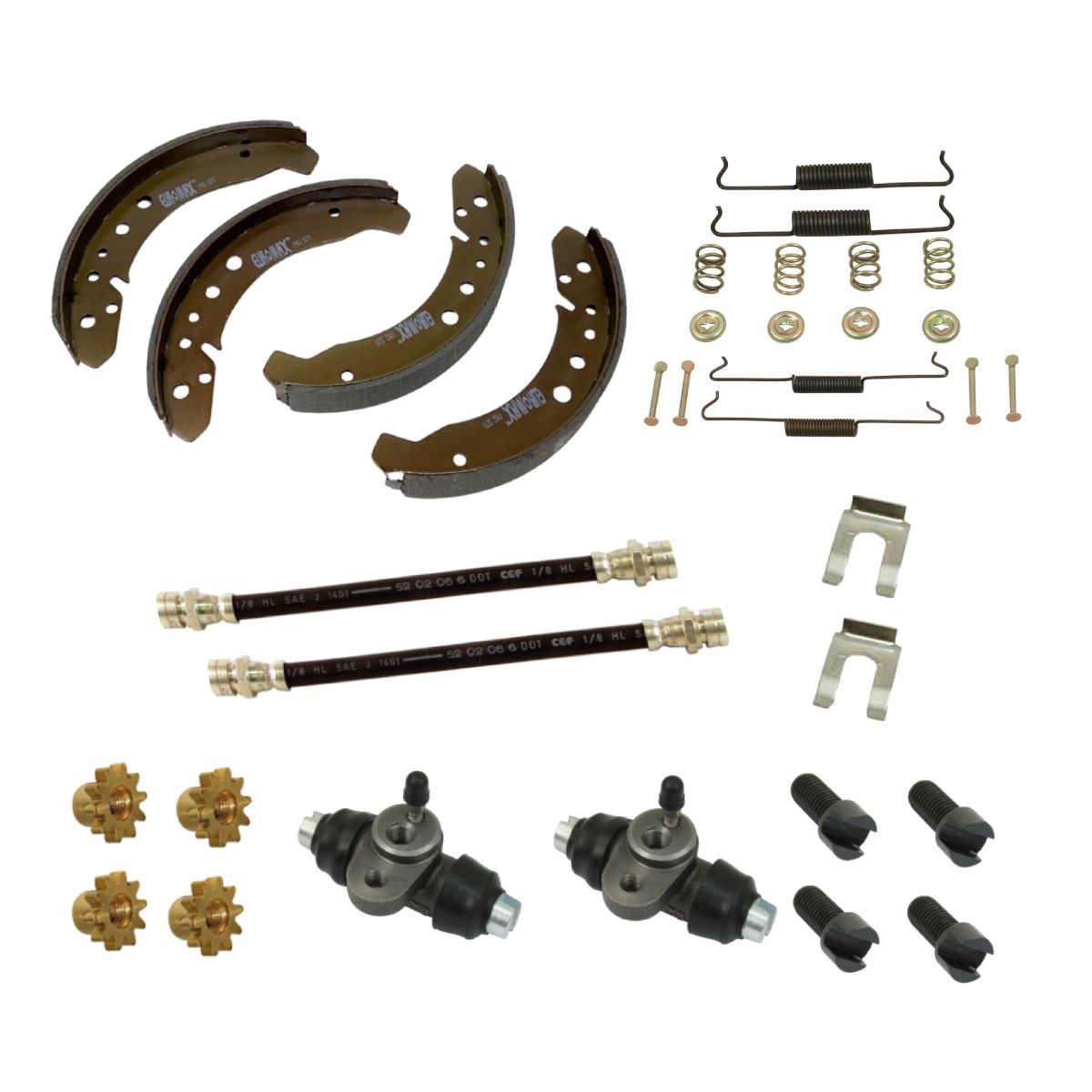 Rear Drum Brake Rebuild Kit for 1965-67 VW Beetle Ghia