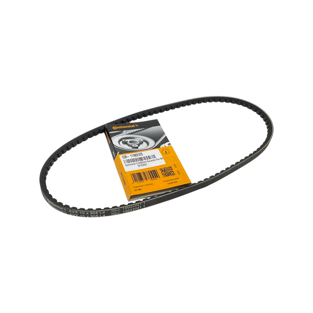 Continental 10x905mm Generator Fan Belt for VW Type 1 - 111903137D