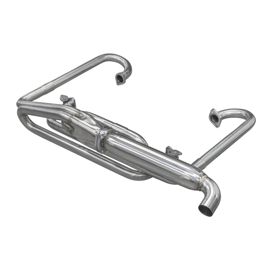 Empi 1-1/2in Classic Dune Buggy Exhaust Brushed Stainless 00-3371-0