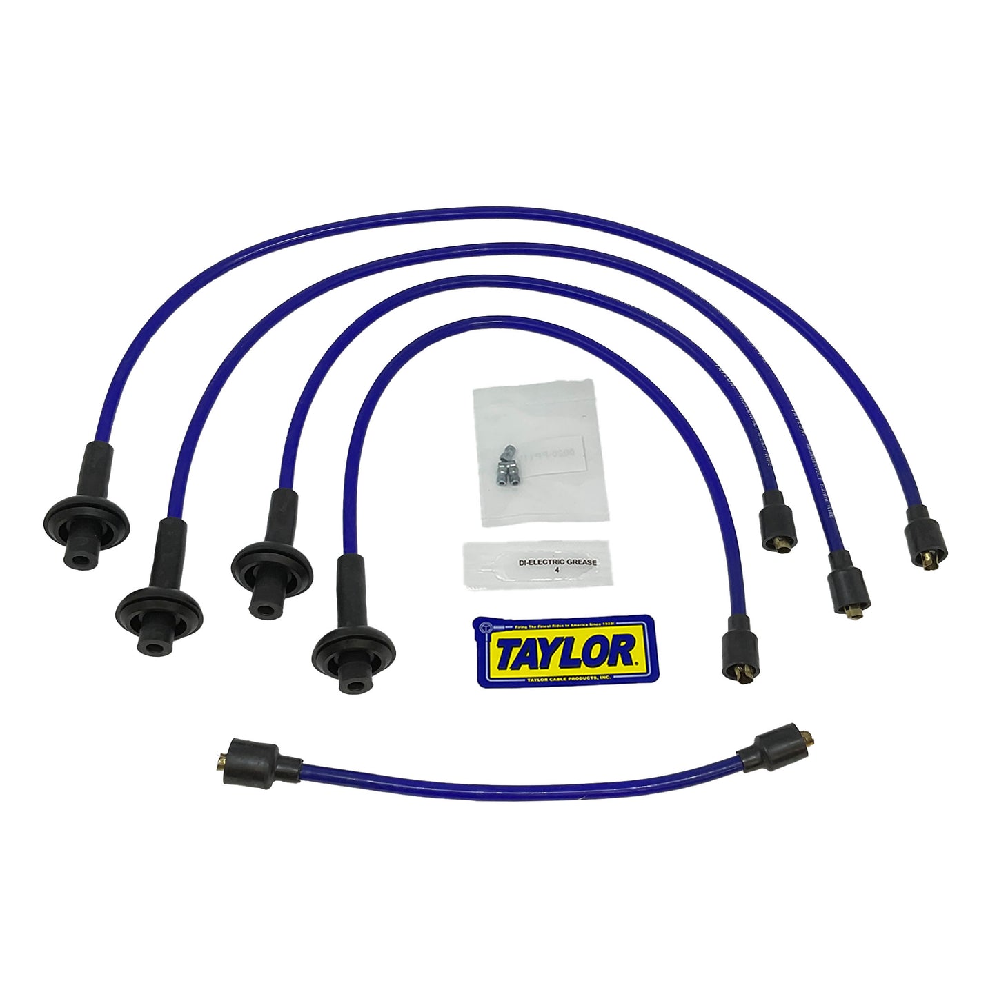 Taylor Cable 84691 Blue 8.2mm Thundervolt Spark Plug Wires for Type 1 Beetle