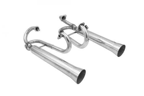 Empi 1-1/2 Inch Stainless Racing Dual Exhaust for VW Type 1 - 56-3759