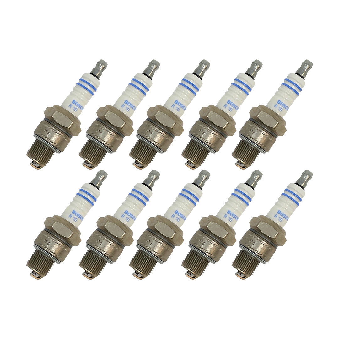 Bosch WR8AC Spark Plug 14mm 1/2 Inch Reach - 10 Pack - 7902