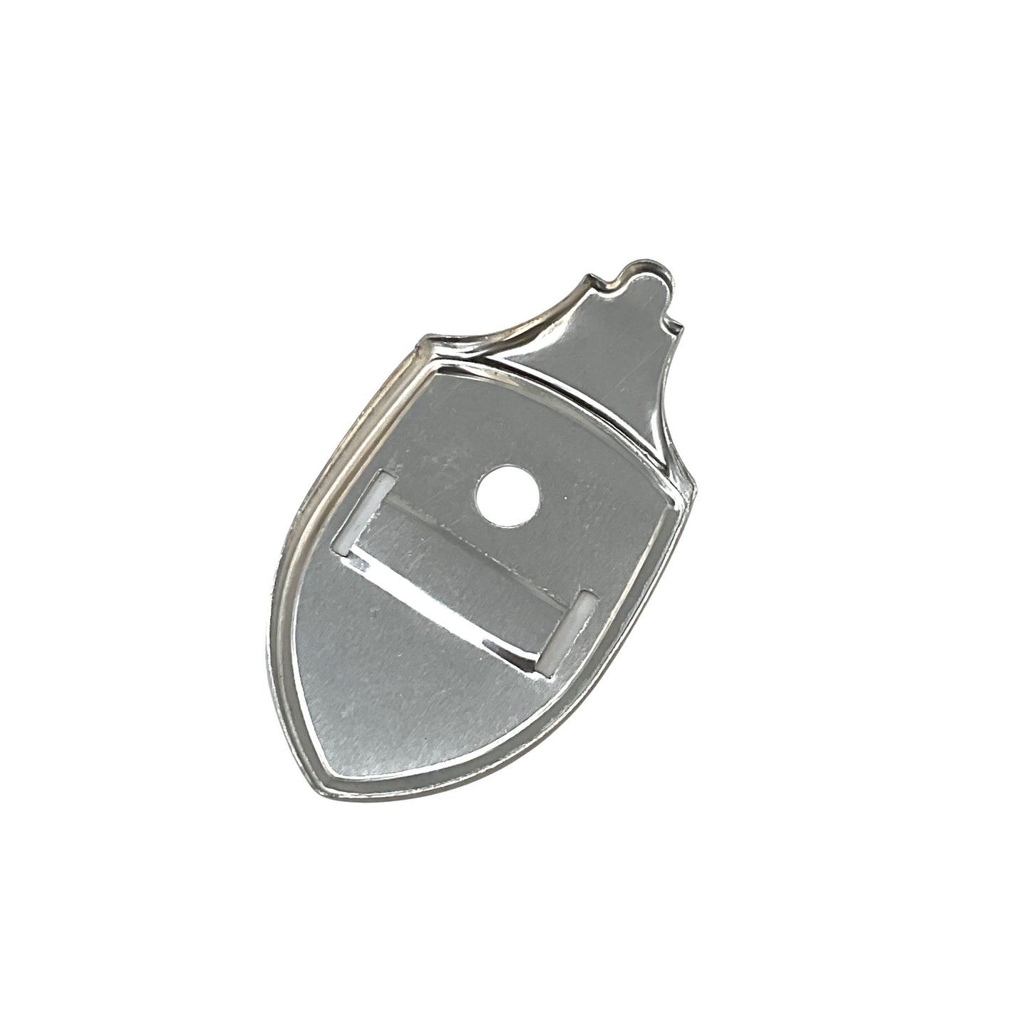 Wolfsburg Hood Molding Crest Base Plate for 1951-63 Beetle 113853631B