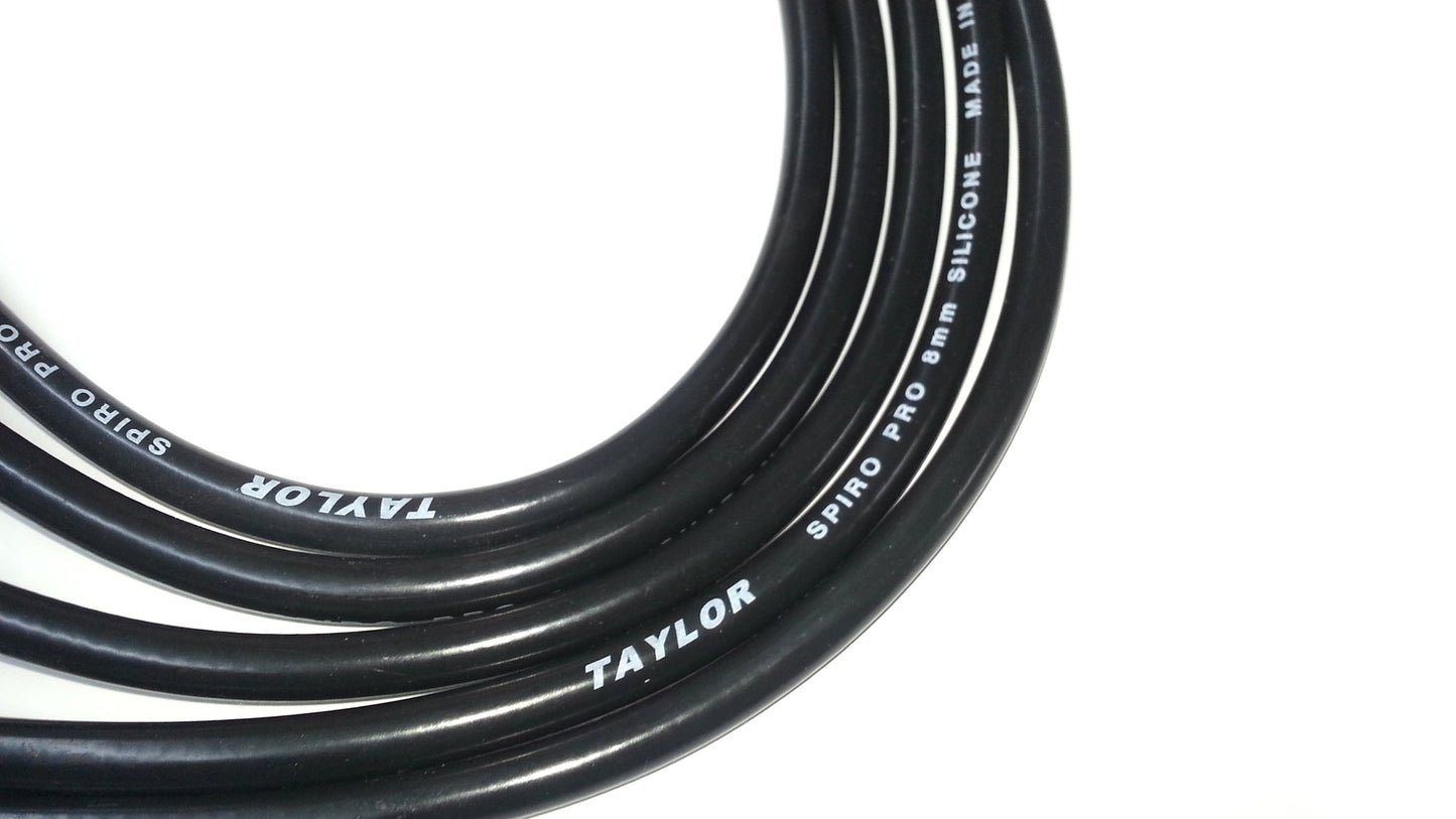 Taylor Black 8mm Spiro-Pro Silicone Spark Plug Wires for VW Type 1 - AC998033B