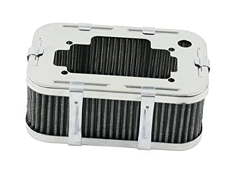 Empi 2-1/2 Inch Rectangle Air Cleaner for DGV/DGAV/DGEV - 00-9025-0
