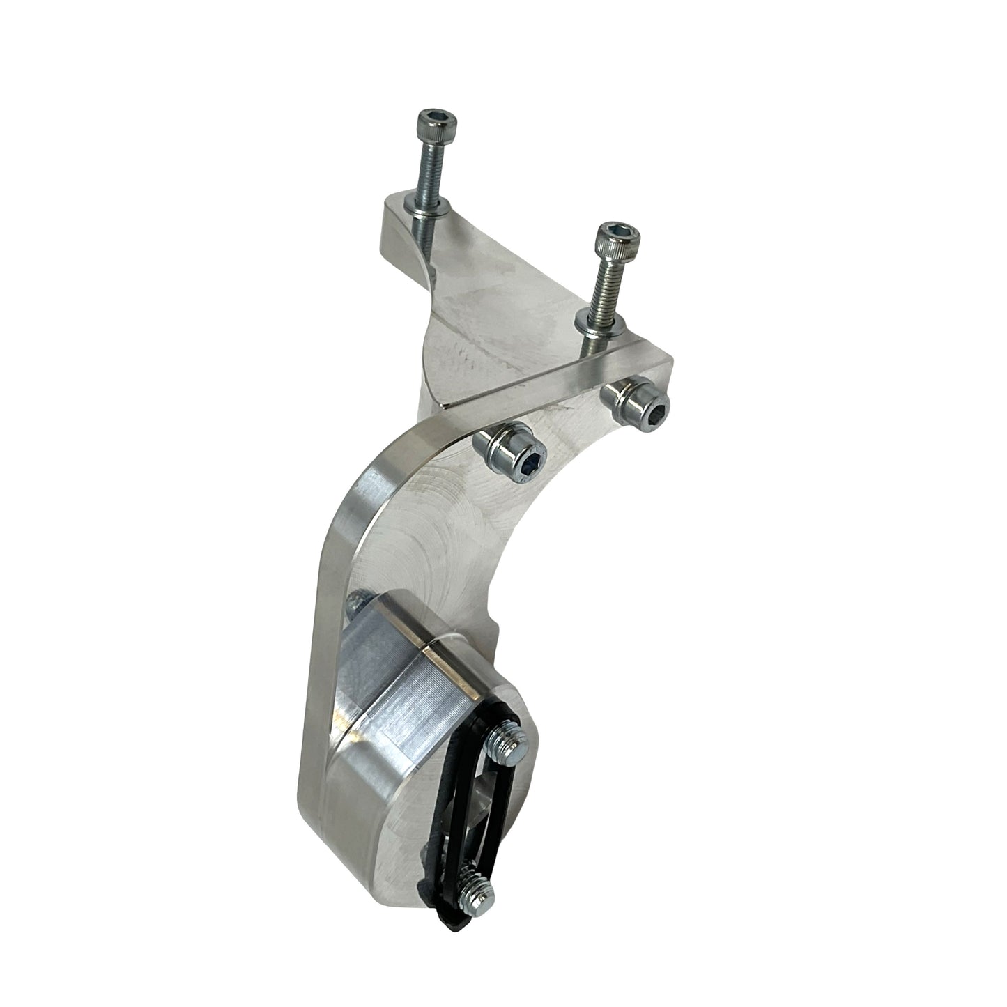 PDP Billet Hidden Coil Mount/Breather Polished W/Breather port
