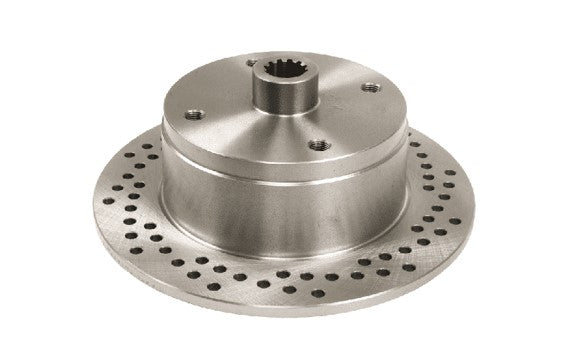 Empi 4x130 Drilled Rear Disc Brake Rotor Long Spline 22-3841-B