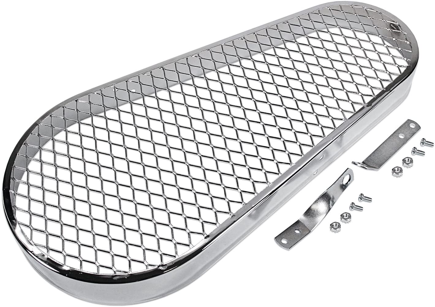 Empi Chrome Mesh Belt Guard for VW Type 1 Engine - 9136