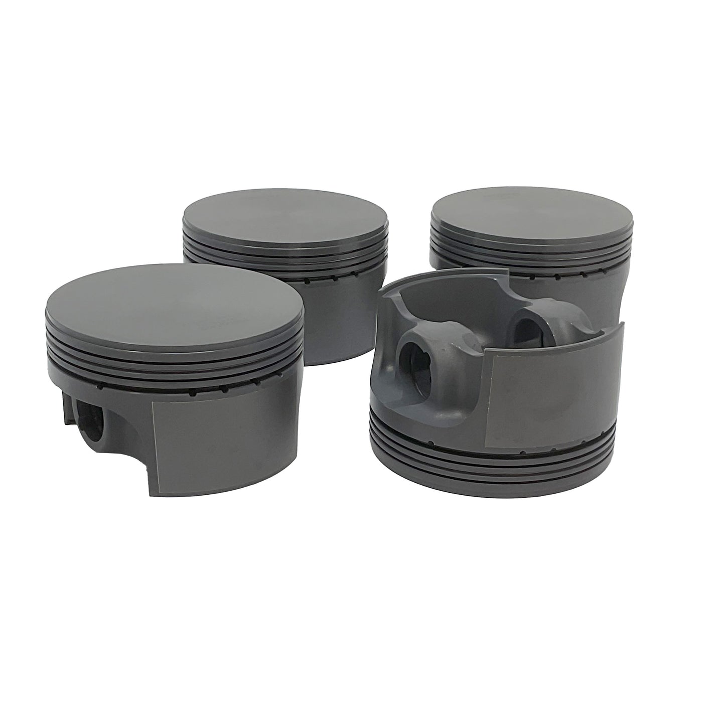 Mahle Forged Pistons 92mm Stroker Flat Top w/Rings 4-Pack 9200-HD-USA