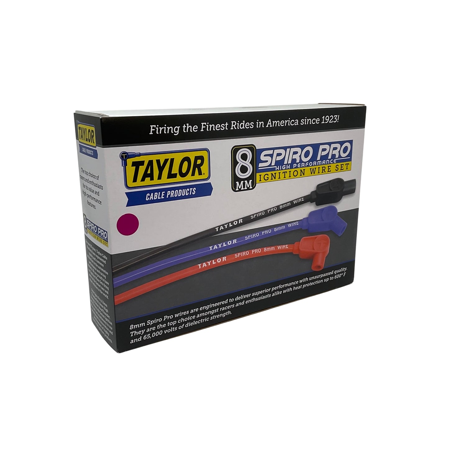 Taylor Cable 74191 Purple 8mm Spiro-Pro Spark Plug Wires for Type 1 Beetle
