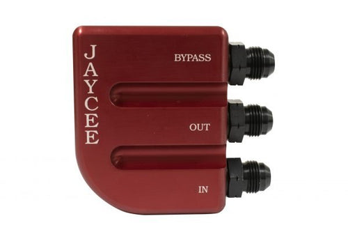 JayCee Red Oil Filter Mount Control System with Bypass - JC-2115-0