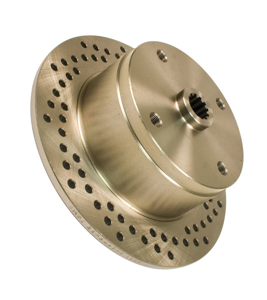 Empi 4x130 Drilled Rear Disc Brake Rotor Short Spline 22-3842-B