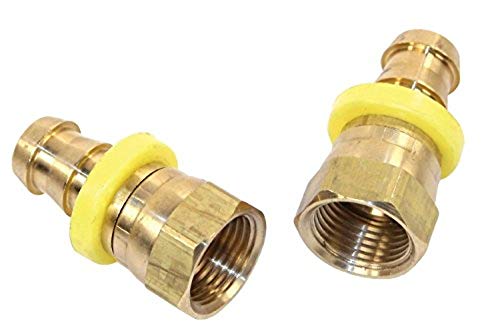 Empi 1/2 Inch NPT Female to 1/2 Inch Barb Swivel Fittings - 9288