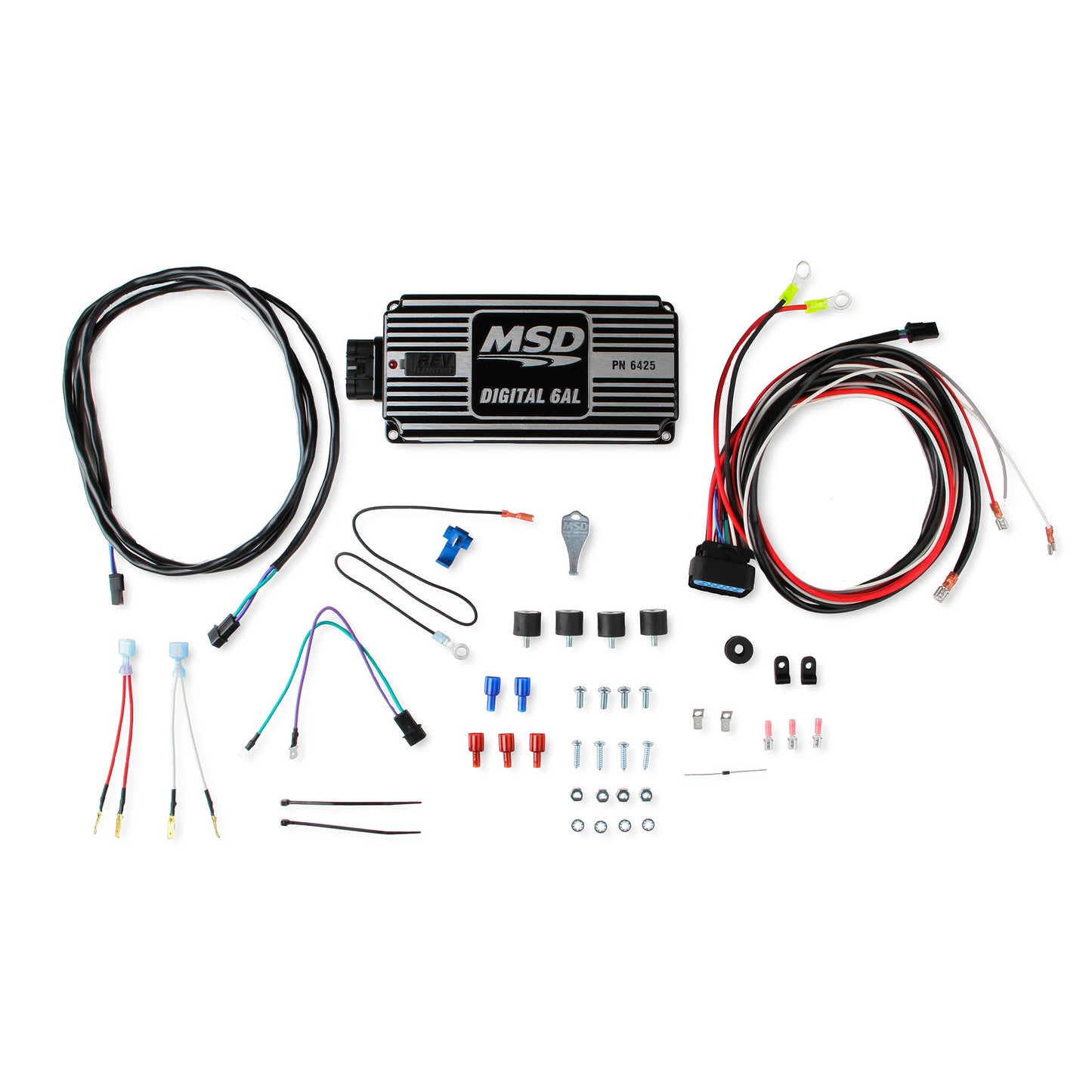 MSD Digital 6AL Black Ignition Control w/Rev Limit 64253