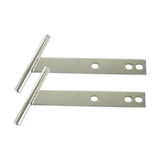 Empi Chrome T-Bar Bumper for 1949-1967 VW Type 1 Beetle - Pair - 3174