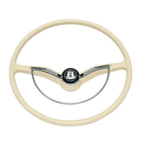 Empi Ivory Steering Wheel Kit 15-3/4in for 1962-71 Beetle - 79-4004-0