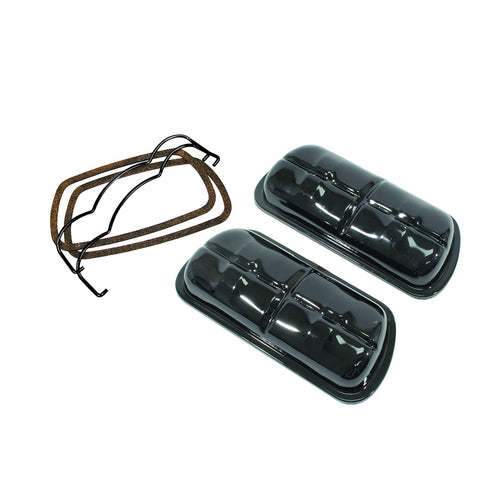 Empi Black Valve Covers Stock Style with Bales - for VW Type 1 - 98-9196-0