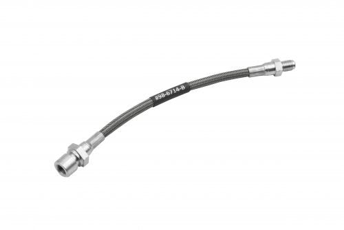Empi Stainless Braided 240mm M/F Brake Hose Metric Bubble - Each - 98-6714-B