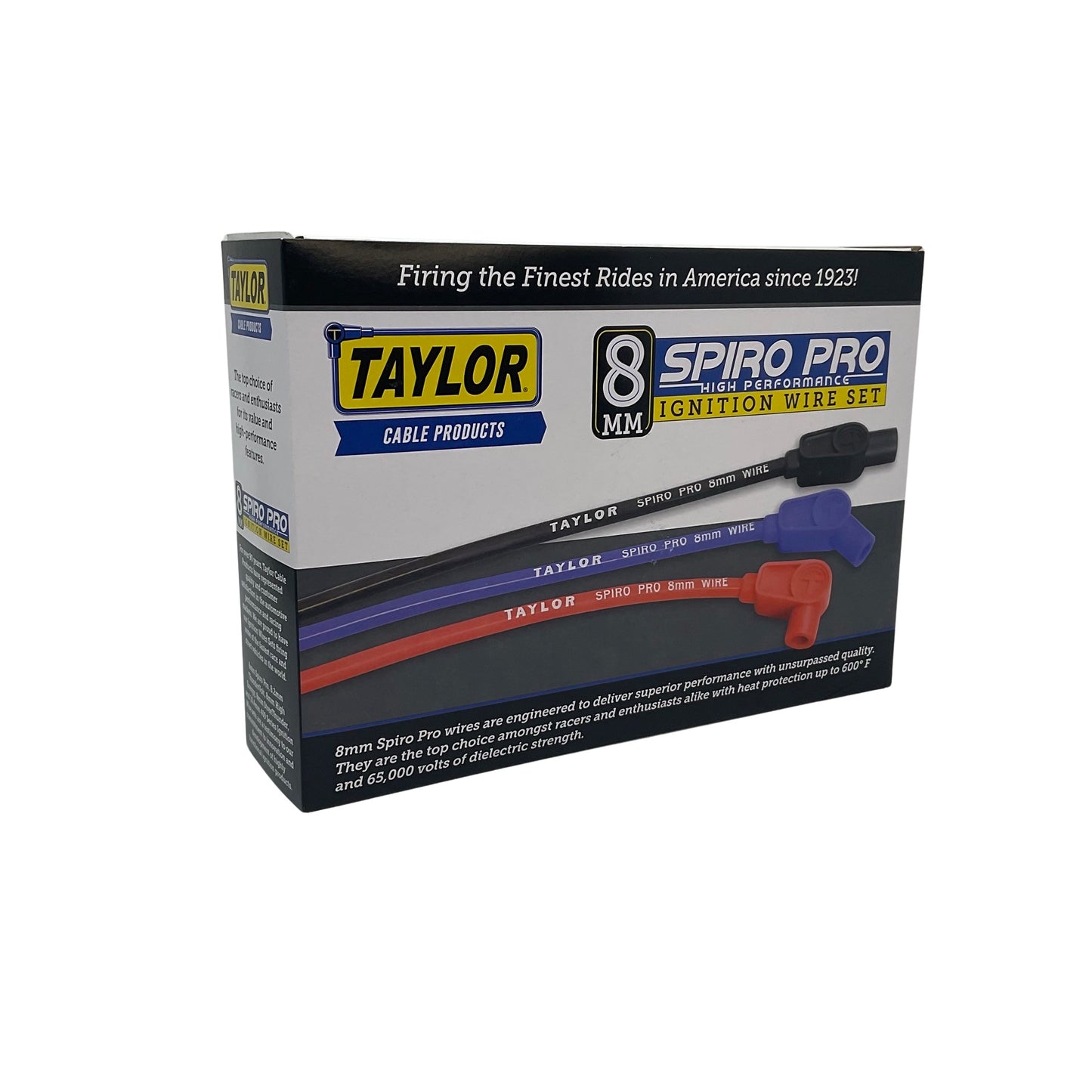 Taylor Cable 74091 Black 8mm Spiro-Pro Spark Plug Wires for Type 1 Beetle