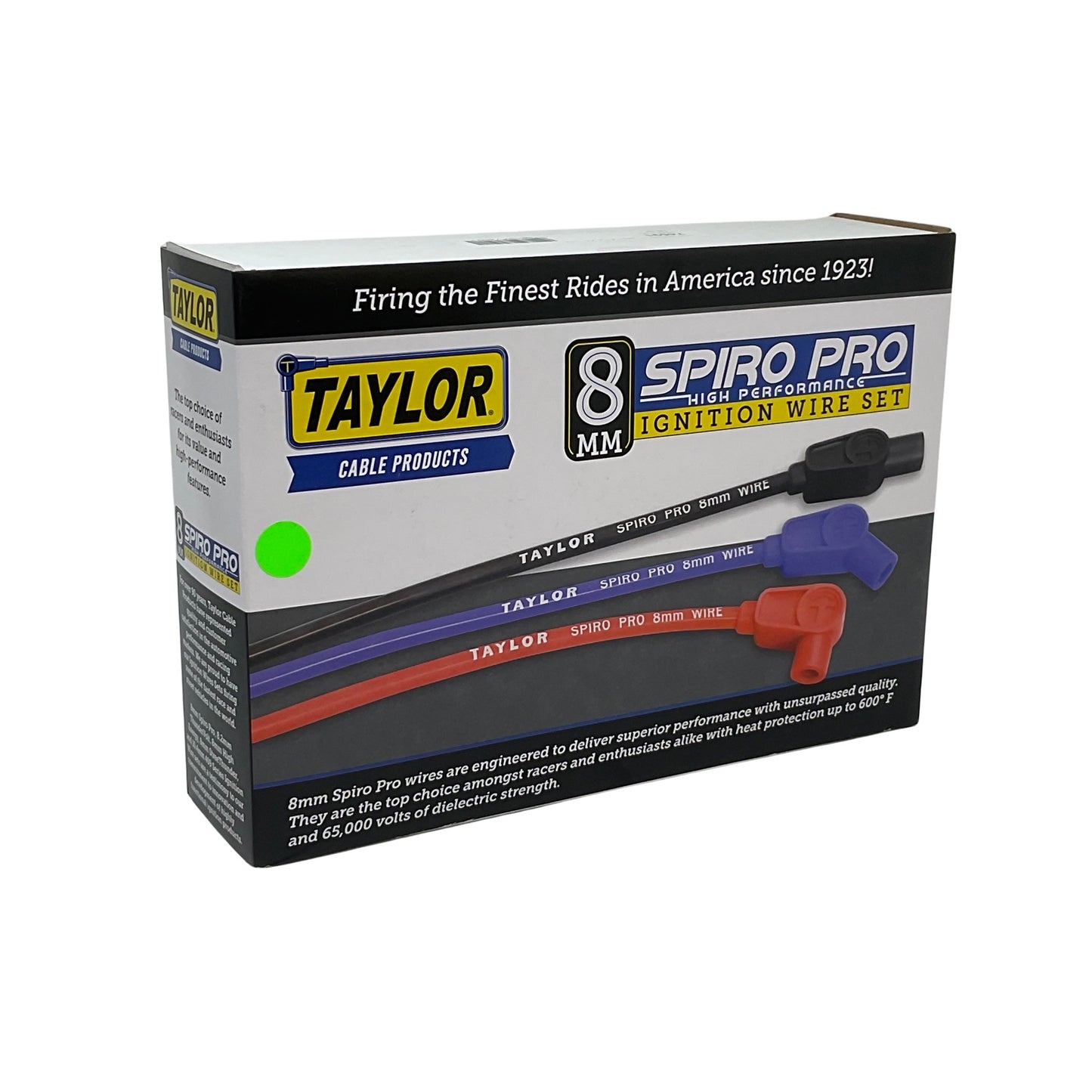 Taylor Cable 74591 Lime 8mm Spiro-Pro Spark Plug Wires for Type 1 Beetle