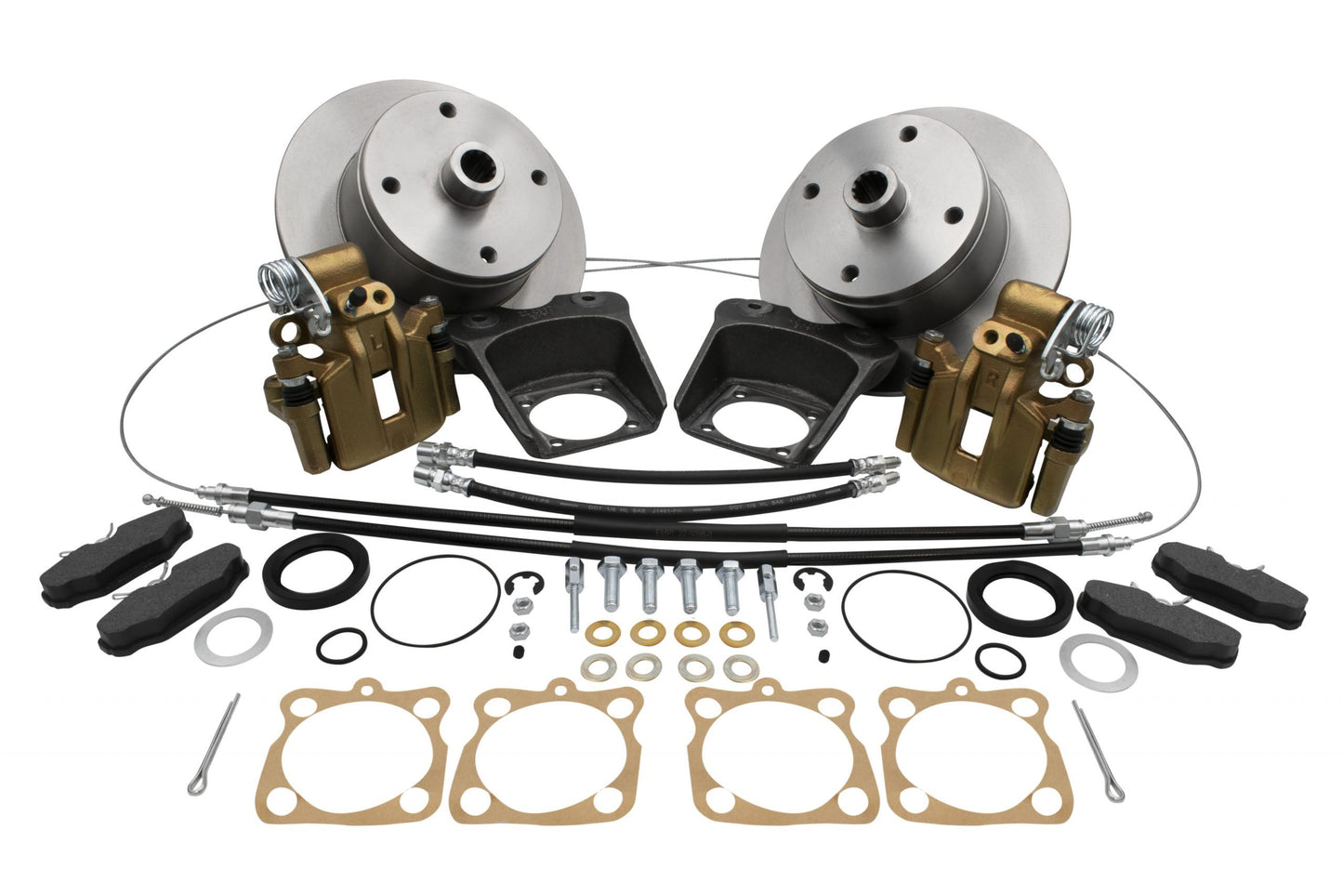 Empi HD 4x130 Rear Disc Brake Kit with E-Brake for 73-79 VW Beetle 22-2871-F