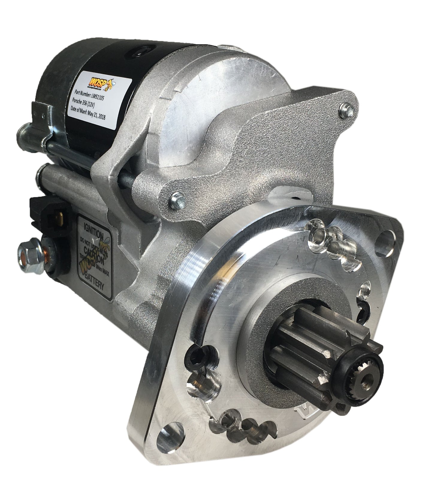 WOSP Starter High Torque 12v with 6V 109T Flywheel Beetle 356 17-2944-0 LMS1105