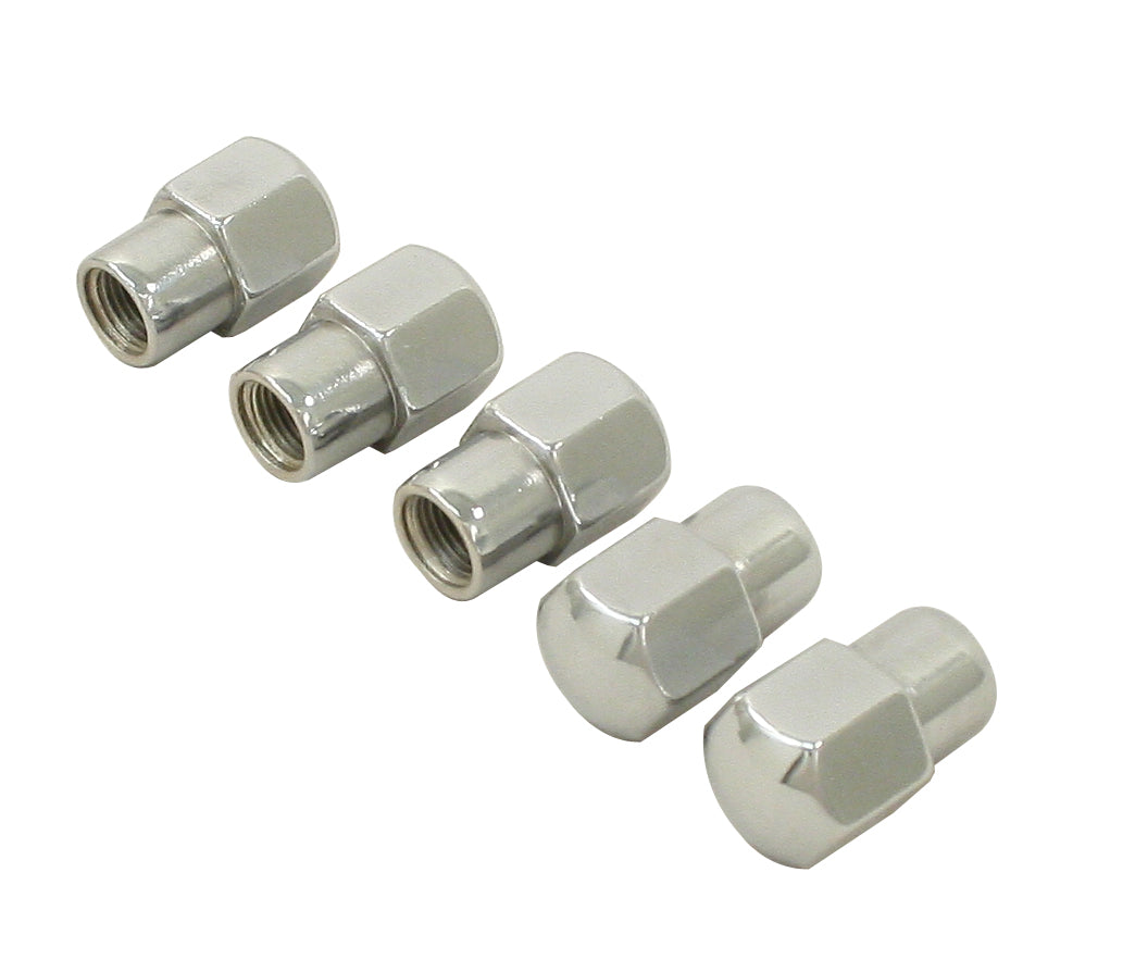 Empi 12mm Chrome Mag Wheel Style Lug Nuts - 5 Pack - 9538