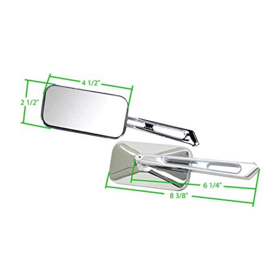 Billet Rectangle Mirror for Sand Rail or Buggy - Right or Left - AC857820