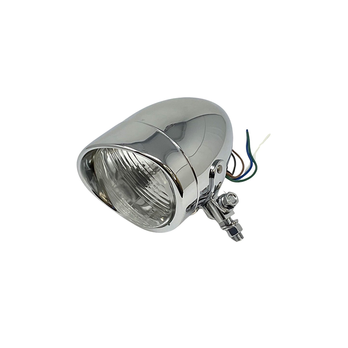 Latest Rage Chrome 4 Inch Headlight 60/55 Watt H4 Halogen - Each 941322
