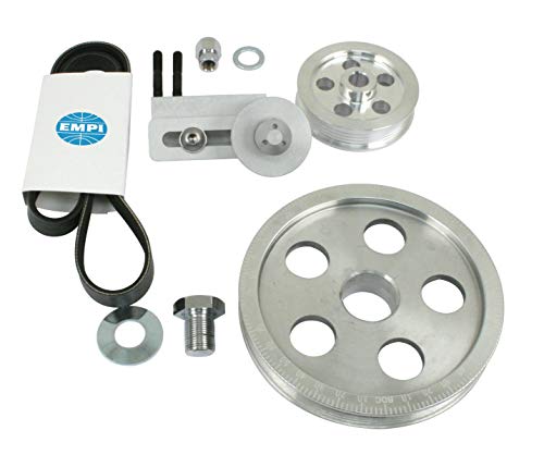 Empi Silver Serpentine Pulley Kit for VW Beetle Type 1 17-2811-0
