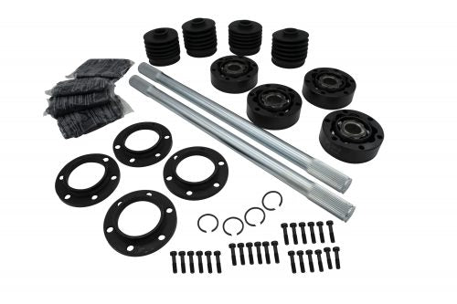 Empi 19-1/4 Inch 33 Spline Chromoly Axle Kit with 100mm Type 2 Bus CVs - 16-2232