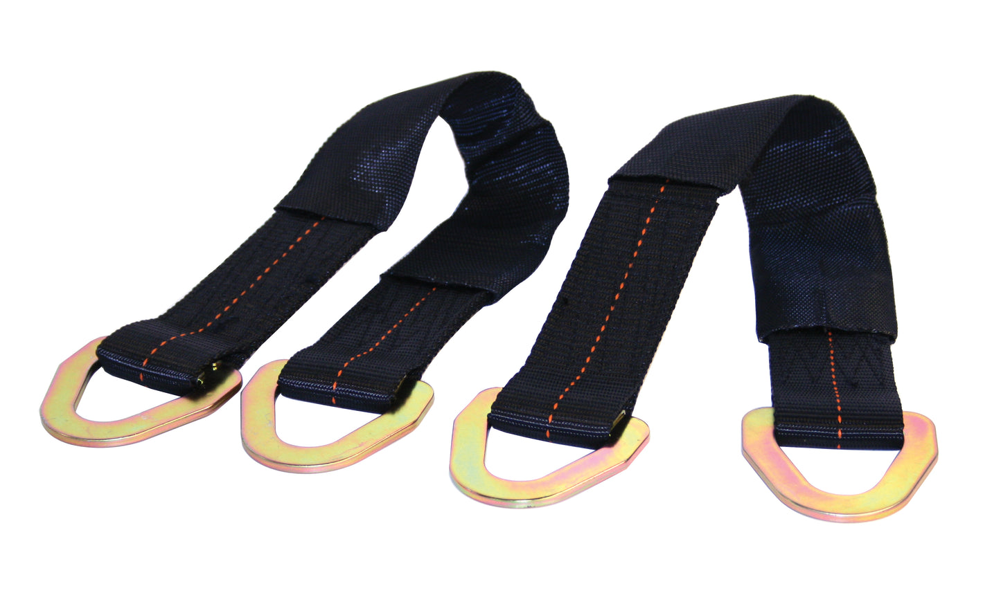 Empi Universal Chassis Tie Down Axle Straps 24 x 2 Inch - Pair - 17-2689