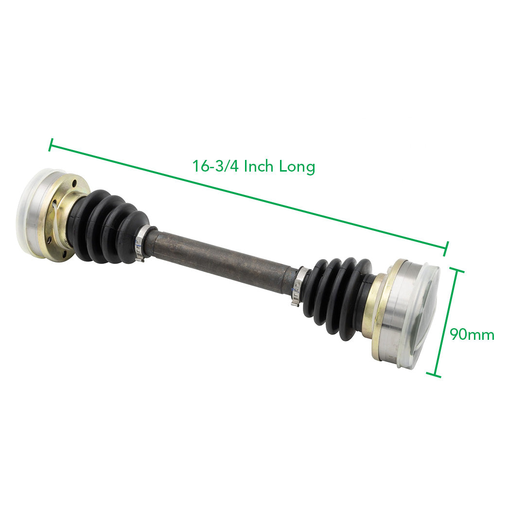 Empi 16-3/8 Inch Complete IRS Axle for 68-79 VW Beetle Karmann Ghia - Each - 90-6900-C