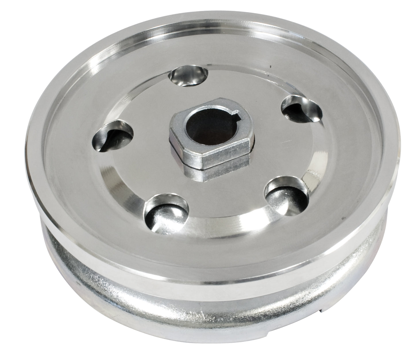 Empi 12v Alternator/Generator Pulley with Polished Outer Half - 33-1041