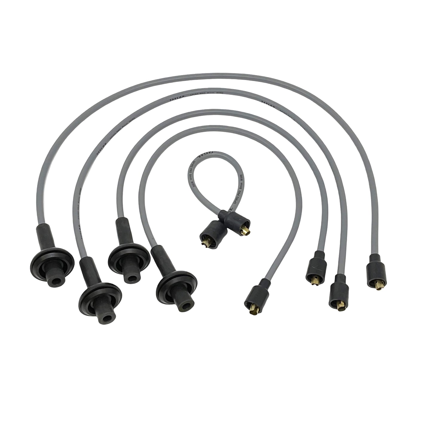 Taylor Cable 54891 Grey 8mm Spiro-Pro Spark Plug Wires for Type 1 Beetle Ghia