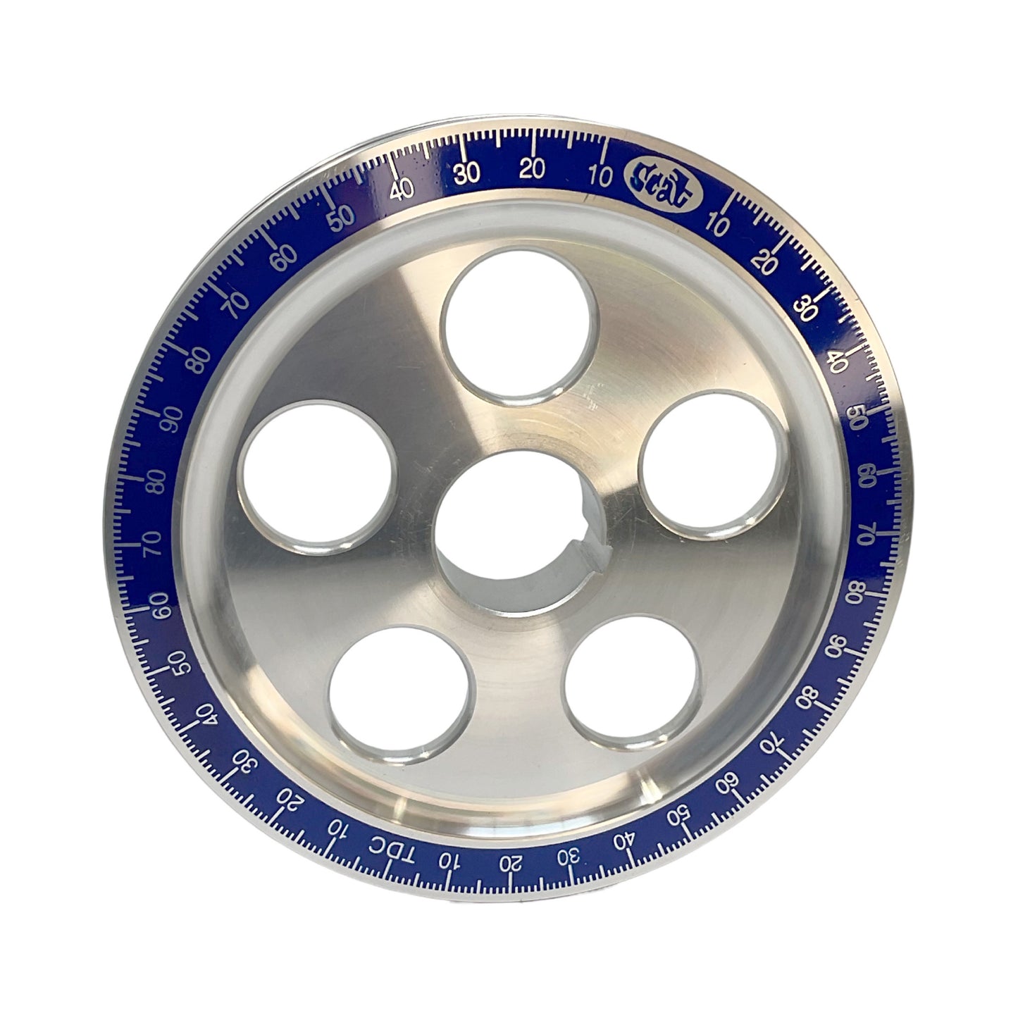 Scat Blue Santana 6-3/4in Billet Degree Crank Pulley for VW Type 1 - 80227B