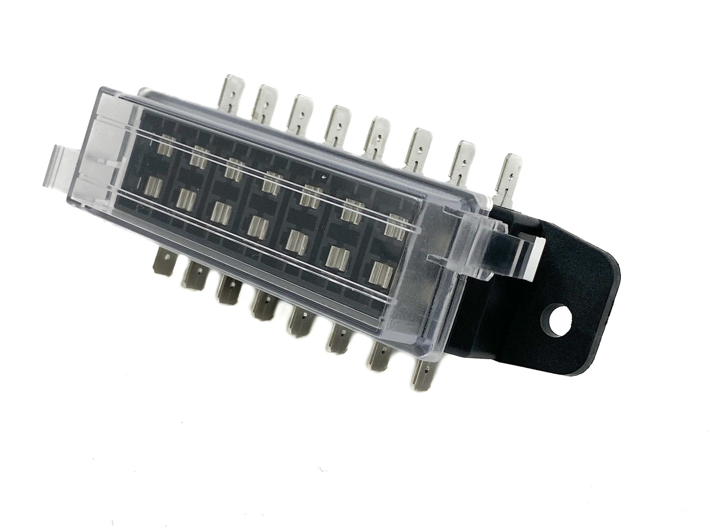 8 Blade Fuse Box (ATC/ATO) 12 Volt W/Cover 45 Amp 4 7/8 L x 1 5/8 W x 1 7/8 T
