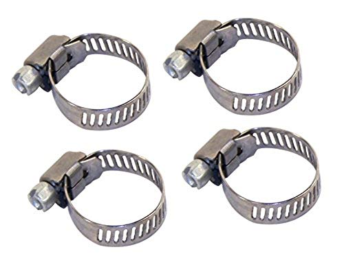 Empi 3/8 Inch Hose Clamps - Set of 4 - 9225